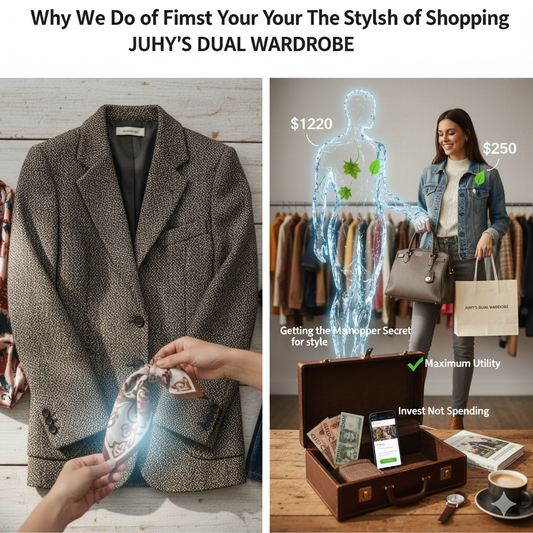 Why We Do What We Do: The Real-World Value of Shopping JUHY'S DUAL WARDROBE